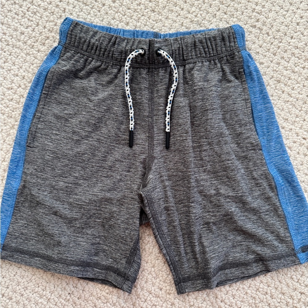 Hanna Andersson Gray and Blue Casual Knit Shorts